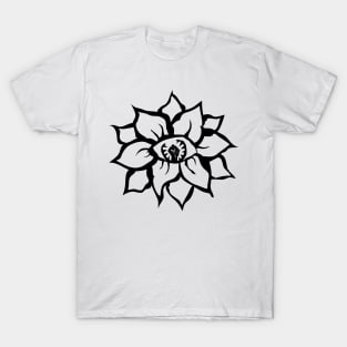 black fist eye of the flower T-Shirt